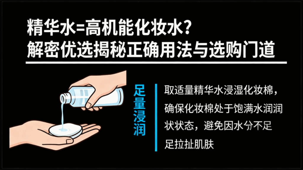 精华水=高机能化妆水?解密优选揭秘正确用法与选购门道插图2 精华水=高机能化妆水?解密优选揭秘正确用法与选购门道