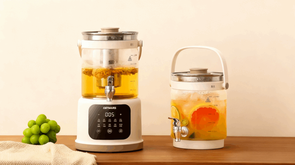 YSH-003德国养生壶花茶壶,多功能炖煮花茶桶,家用办公室保温煮茶电热烧水壶插图1 德国养生壶花茶壶,多功能炖煮花茶桶,家用办公室保温煮茶电热烧水壶