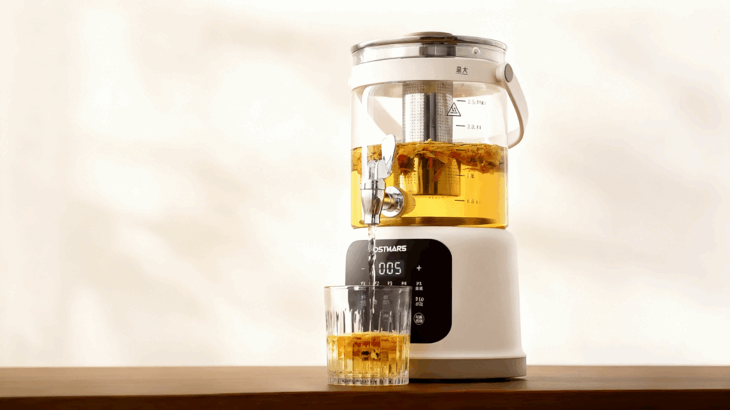 YSH-003德国养生壶花茶壶,多功能炖煮花茶桶,家用办公室保温煮茶电热烧水壶插图2 德国养生壶花茶壶,多功能炖煮花茶桶,家用办公室保温煮茶电热烧水壶