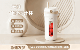 榨汁机便携式，小型家用鲜榨水果机，多功能电动果蔬果汁碎冰机榨汁杯