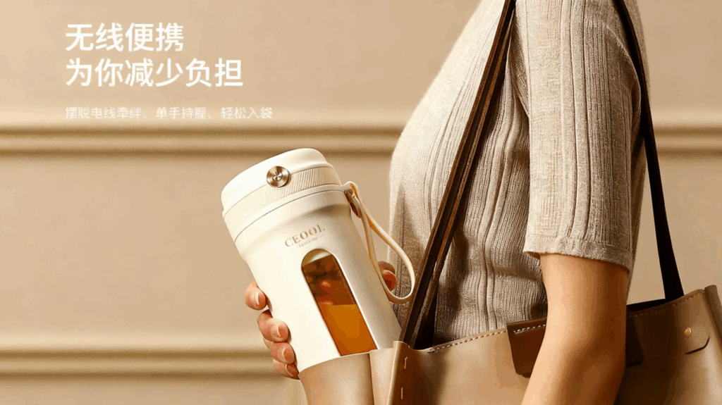 榨汁机便携式，小型家用鲜榨水果机，多功能电动果蔬果汁碎冰机榨汁杯