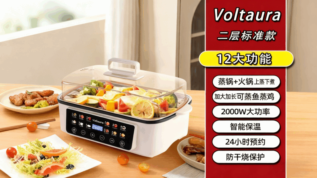 全自动蒸锅火锅