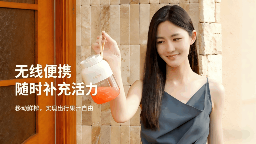 2025新款电动吨吨杯榨汁机