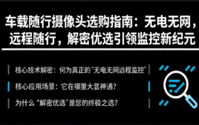 车载随行摄像头选购指南：无电无网，远程随行，解密优选引领监控新纪元