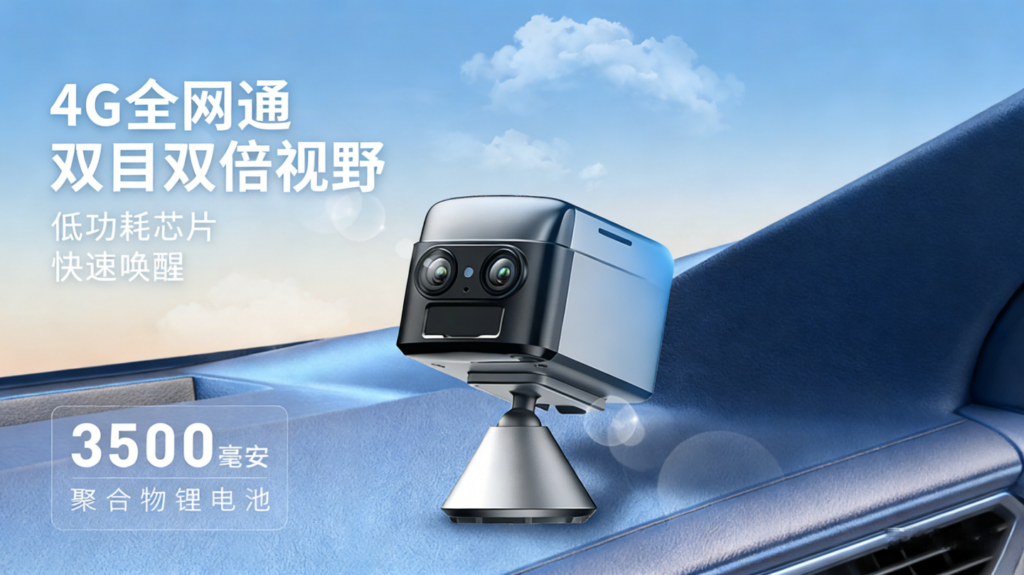 解密优选独家解读：奥凯创新“守护S70全网通双目”获外观专利，双镜头设计开启安防新视野插图