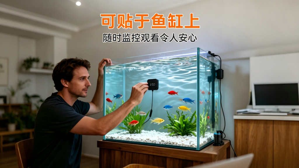 C15玻璃贴鱼塘观察远程监控摄像头深度测评:300万像素磁吸安装,黑光夜视50米,鱼缸窗外一贴即用插图5 C15玻璃贴鱼塘观察远程监控摄像头深度测评:300万像素磁吸安装,黑光夜视50米,鱼缸窗外一贴即用插图5