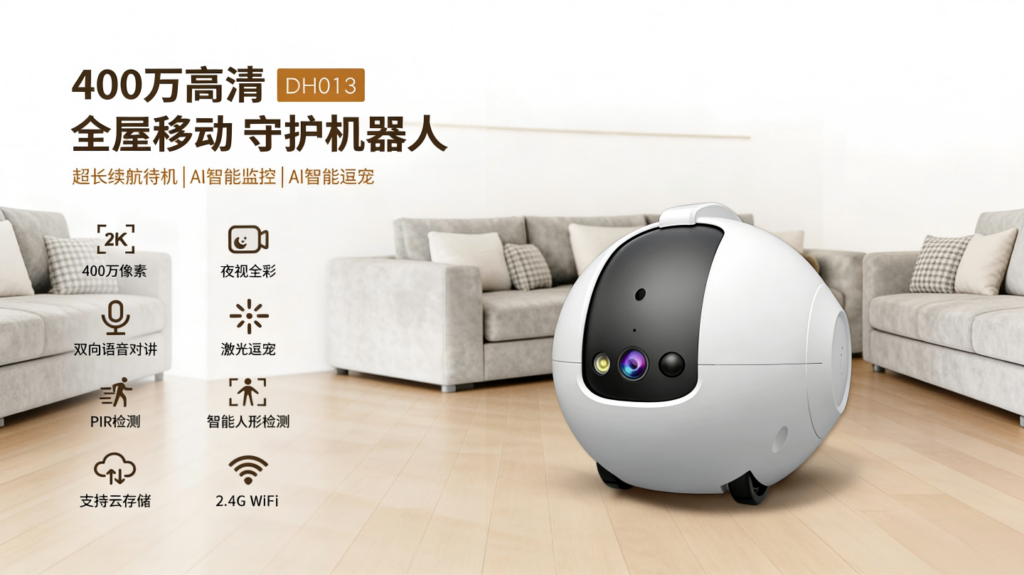 会跑的摄像头怎么选?全屋巡航逗猫看老,一台移动机器人解决三大痛点插图 会跑的摄像头怎么选?全屋巡航逗猫看老,一台移动机器人解决三大痛点插图