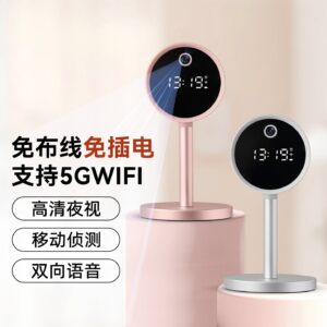 X8智能宝宝看护摄像头，300万像素160°广角，无红曝夜视哭声检测