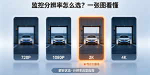 720P、1080P、2K、4K监控摄像头分辨率怎么选？解密优选一篇讲透缩略图