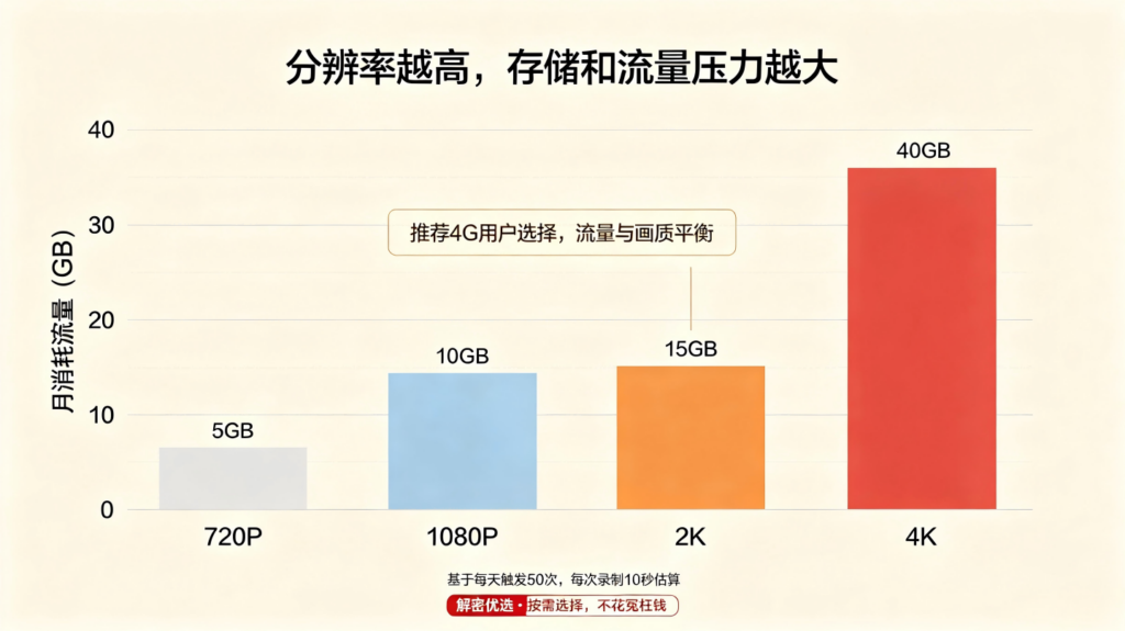 720P、1080P、2K、4K监控摄像头分辨率怎么选？解密优选一篇讲透插图2
