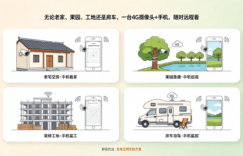 无电无网摄像头怎么连手机？4G插卡+APP扫码，三步搞定远程监控缩略图