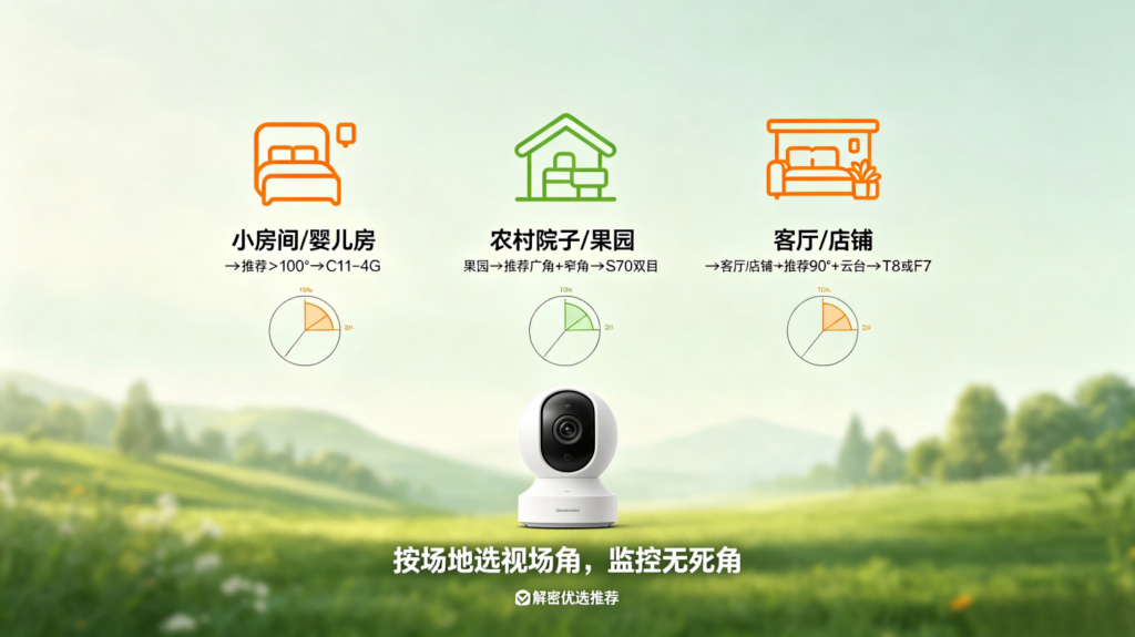 监控摄像头视场角FOV怎么选？一文看懂广角、窄角与焦距的关系插图2