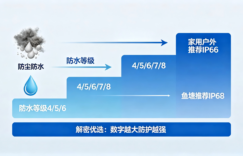 监控摄像头防水等级怎么看？IP65、IP66、IP67、IP68区别一篇讲透缩略图