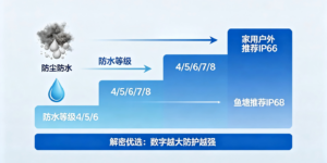 监控摄像头防水等级怎么看？IP65、IP66、IP67、IP68区别一篇讲透缩略图