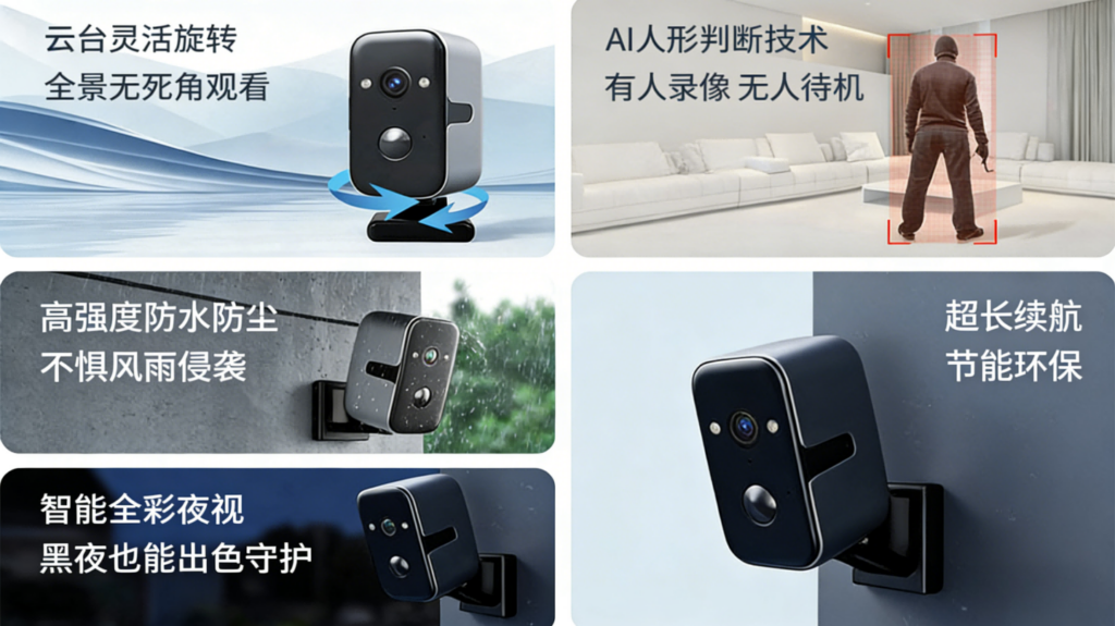 农村老家没宽带没电源，想装监控怎么办？2026年4G太阳能方案全解析插图